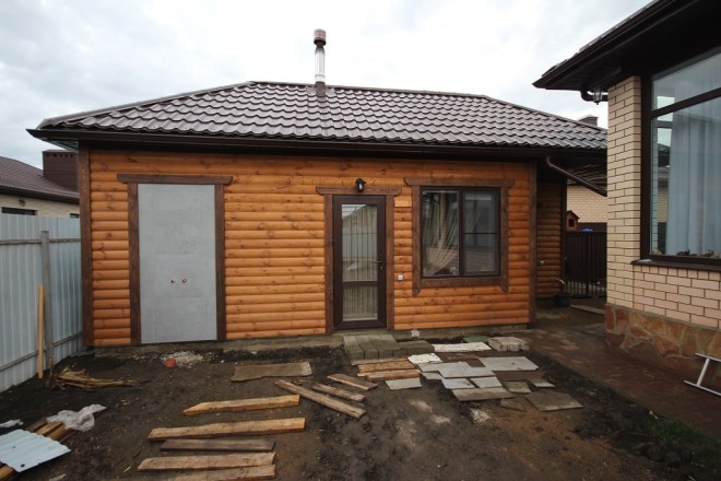  №23 Баня из газоблока, п. Знаменский 